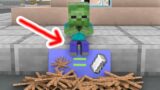 Monster School : Baby Zombie Is Extremely Starving – Sad Story – Minecraft Animation