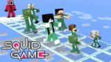 Monster School : SQUID GAME GLASS BRIDGE CHALLENGE – Sad Story – Minecraft Animation