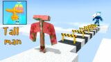Monster School: TALL MAN RUN CHALLENGE – Minecraft Animation