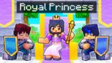 Playing As A ROYAL PRINCESS In Minecraft!