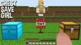 TRY to CHOICE RIGHT CHEST to SAVE GIRL in Minecraft !!!