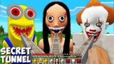 This is MOMO and PENNYWISE tunnel MINION in minecraft – Gameplay animations