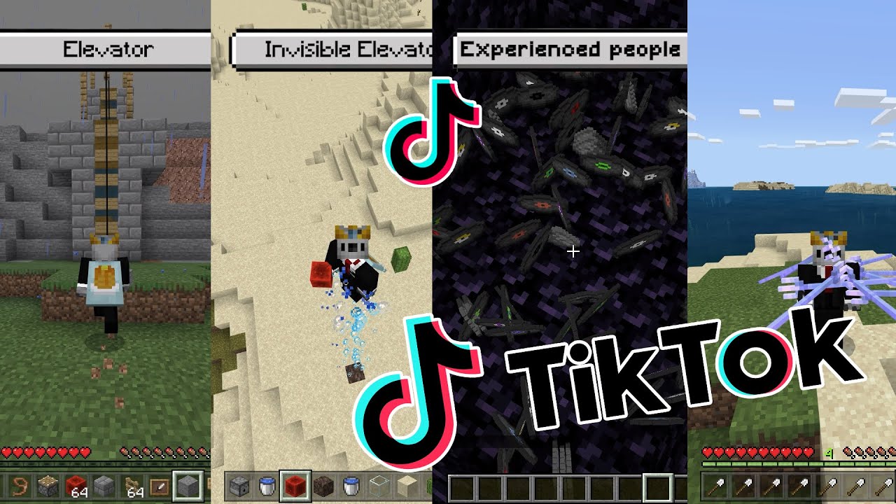 Tiktok Minecraft Compilation 161 Minecraft Videos