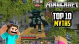 Top 10 Mythbusters In Minecraft | Minecraft Myths #5 | In Hindi | 2021