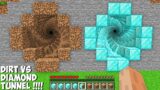 Which SUPER WEIRD TUNNEL TO CHOOSE DIAMOND VS DIRT in Minecraft ? NEW CURSED PASSAGE !