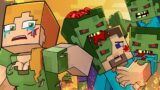 ZOMBIE APOCALYPSE vs ALEX and STEVE – Minecraft Animation