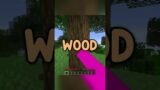 what if minecraft didn't have wood…