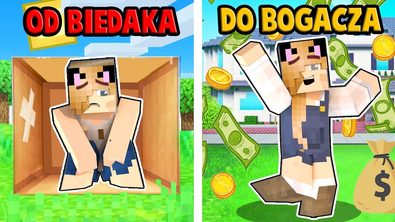 Vito I Bella Minecraft Od Noob Do Pro BELLA OD BIEDAKA DO BOGACZA w Minecraft! | Vito i Bella - Minecraft videos