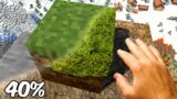 Everytime I Touch Grass Minecraft Gets 1% More REALISTIC