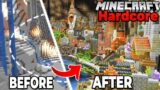 I BUILT a MEGA VILLAGE in a CAVE in HARDCORE MINECRAFT Survival Let's Play (#12)