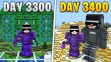 I Survived 3,400 Days in HARDCORE Minecraft…