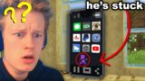 I Trapped My Friend In a Working iPhone on Minecraft…