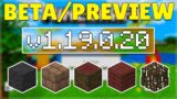 MCPE 1.19.0.20/21 BETA & PREVIEW MANGROVE SWAMP BIOME ADDED! Minecraft PE Touch Control Changes!