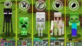 Minecraft HOW TO PLAY BABY ZOMBIE ENDERMAN CREEPER SKELETON GOLEM MONSTER SCHOOL BATTLE ANIMATION