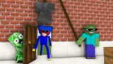 Monster School : BABY HUGGY WUGGY AND BABY ZOMBIE CHALLENGE – Minecraft Animation