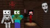 Monster School : EYES THE HORROR GAME CHALLENGE – Funny Minecraft Animation