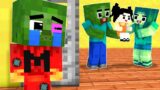 Monster School : Fire Baby Zombie x Squid Game Doll Poor Family – Minecraft Animation