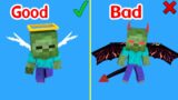Monster School : Good and Bad – Baby Zombie – Minecraft Animation