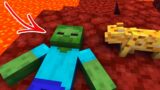 Monster School : Poor Baby Zombie in Dungeons – Sad Story – Minecraft Animation