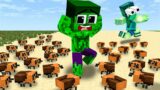 Monster School : Poor Hulk vs Cockroach Invasion – Funny Story – Minecraft Animation