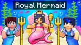Playing As A ROYAL MERMAID In Minecraft!