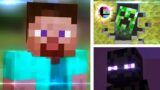 Steve, Alex, Zombie, Enderman All Victory Themes | Final Smash | Kirby Transformation + Minecraft