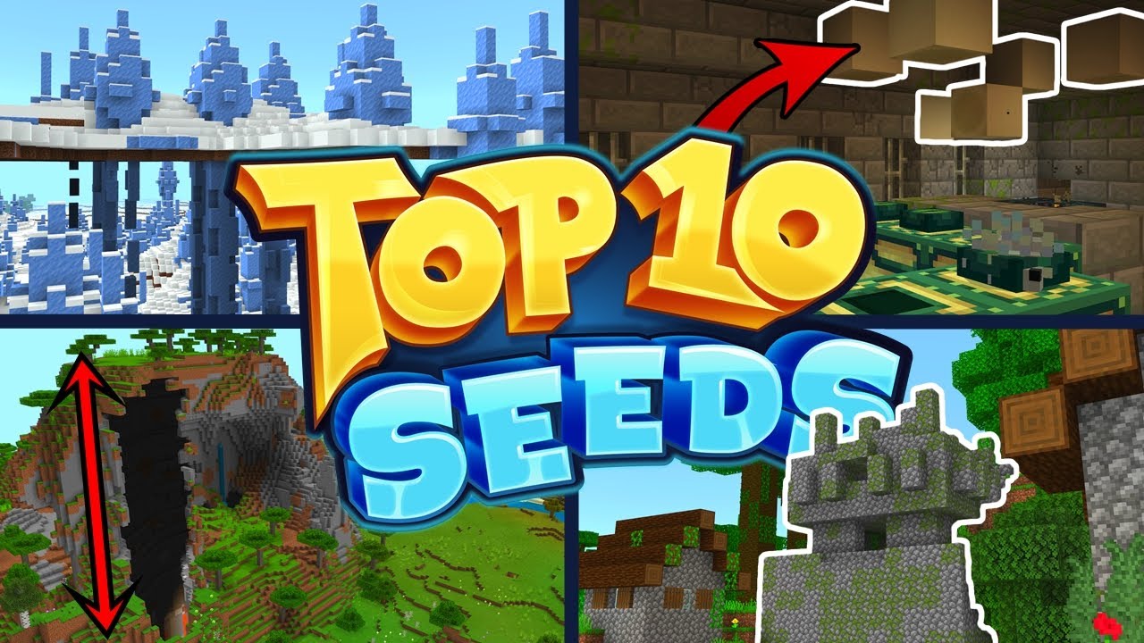 TOP 10 BEST NEW SEEDS For Minecraft 1.16 | TALLEST RAVINE EVER ...