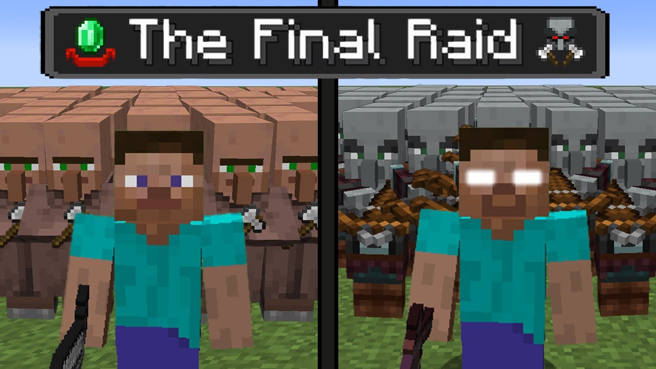 The Story of Minecraft's FINAL Raid.. Minecraft videos