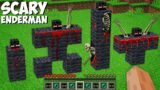 What SCARY WAY TO SPAWN ENDERMAN IS THE BEST in Minecraft ? HOW TO SUMMON SCARY ENDERMAN !