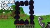 What if BUILD DRAGON EGG PORTAL in Minecraft ? DRAGON DIMENSION !