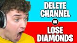 Would You Rather DELETE CHANNEL or LOSE DIAMONDS! (Minecraft)
