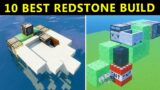 10+ Best Redstone Build 2021 in Minecraft