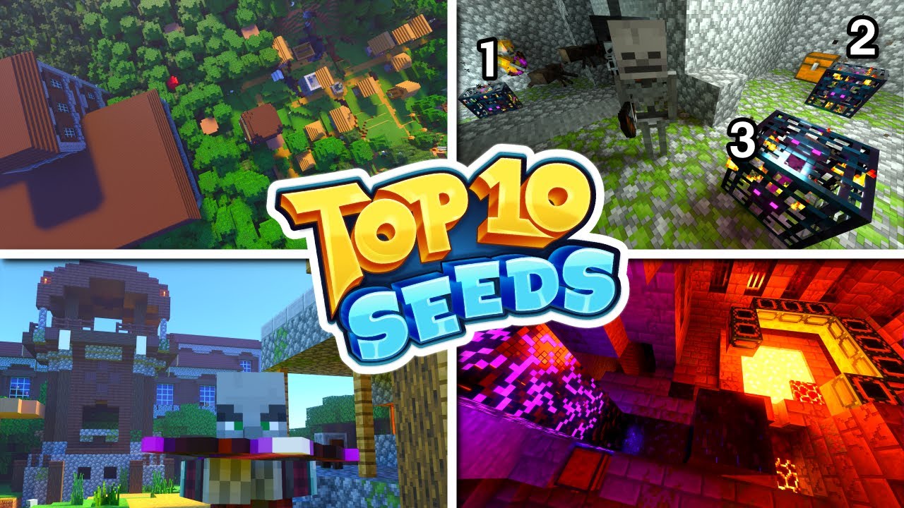 TOP 10 BEST NEW SEEDS For Minecraft Bedrock Edition! (PE, Xbox ...