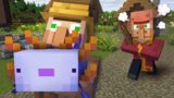 Axolotl & Villager 01 – Fisher man Villager | Minecraft Animation