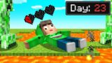 Can I Survive 100 Days in HARDCORE Minecraft Survival?