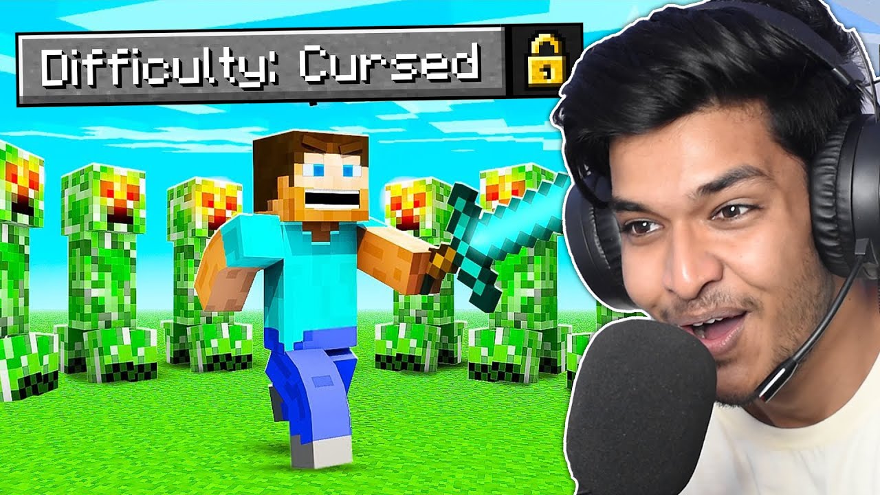 Cursed Difficulty In Minecraft World (insane) - Minecraft Videos