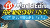 How To Download & Install World Edit in Minecraft 1.16.3 (Get WorldEdit in Minecraft!)