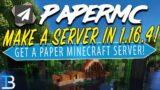 How To Make A Paper Server in Minecraft 1.16.4
