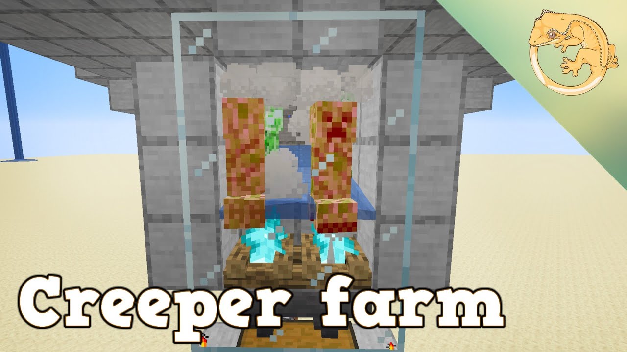 How to build a creeper farm for minecraft 1.18 Minecraft videos