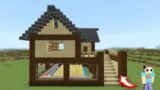 I Build My Starter OP House in Minecraft