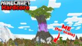 I Built the LARGEST MEGA TREE EVER in Hardcore Minecraft 1.18 Survival (#14)