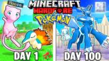 I Survived 100 DAYS as a Minecraft POKEMON Movie!