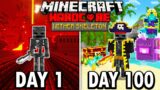 I Survived 100 Days as a WITHER SKELETON in Hardcore Minecraft… Here’s What Happened