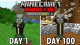 I Survived 100 Days as an EVOKER in Hardcore Minecraft… (Hindi)