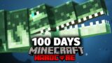 I Survived 100 Days in River Monsters Minecraft… Here's What Happened
