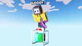 MINECRAFT BUT LOGGY HAS ONE RED BUTTON | MINECRAFT