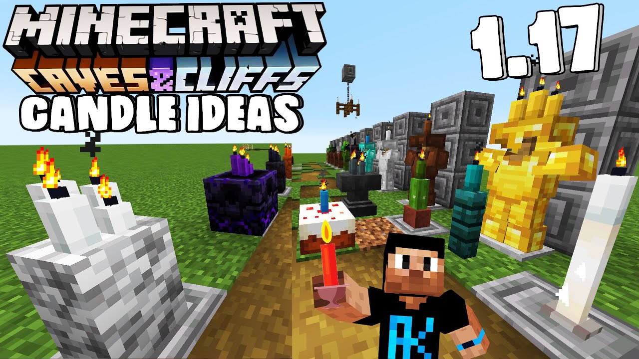Minecraft 1.17 Candle Build Ideas with Akan22 "Minecraft Caves And