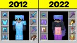 Minecraft 2012 vs. 2022 (25 Unterschiede)