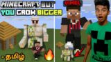 Minecraft But HEIGHT INCREASES EVERY MINUTE in Tamil | Minecraft Tamil | Mod