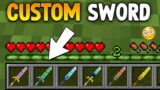 Minecraft But there are Custom SWORDS…